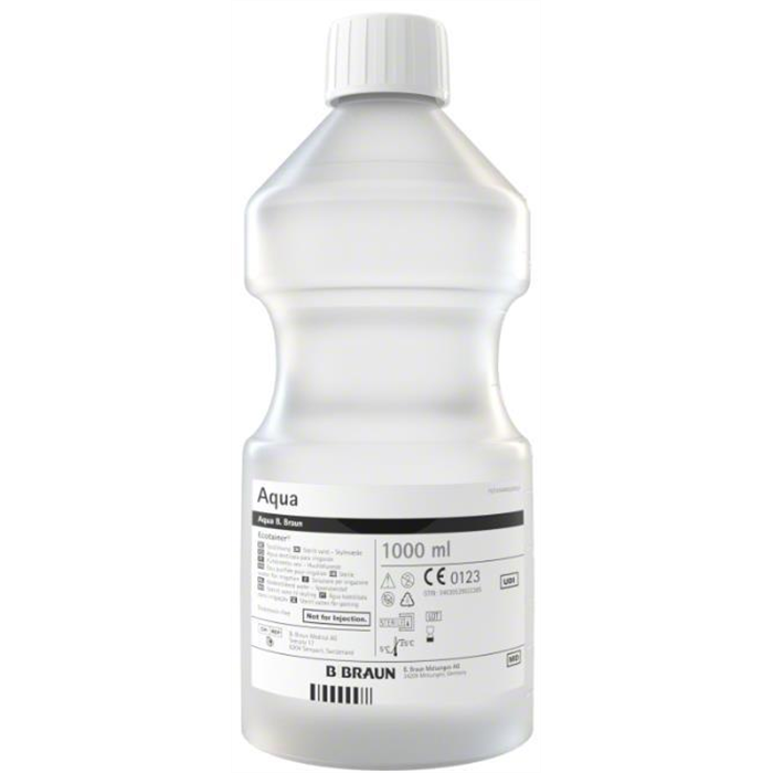 Aqua B.Braun 1000 ml Ecotainer solution irrigation