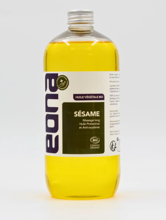 Huile de massage végétale de base sésame 500 ml