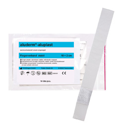 ALUDERM-ALUPLAST pansement doigt robuste 18 x 2 cm 10 pièces
