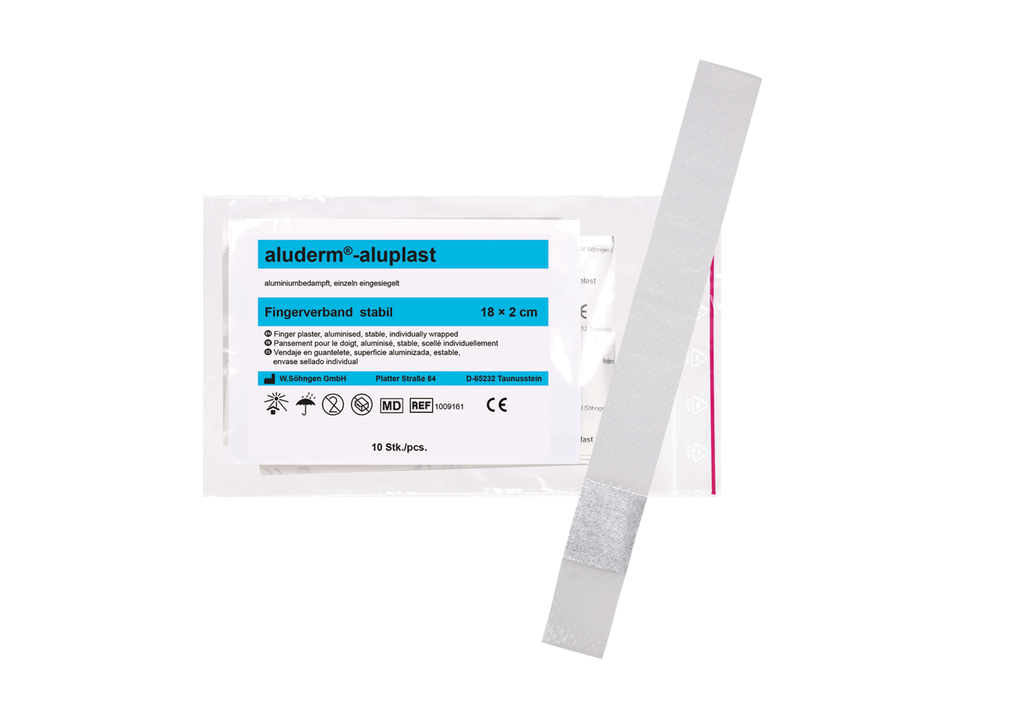 [1009161] ALUDERM-ALUPLAST pansement doigt robuste 18 x 2 cm 10 pièces