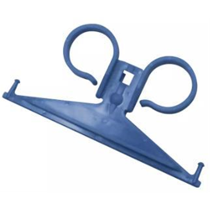 [09288] Support pour poche urinaire en plastique, bleu