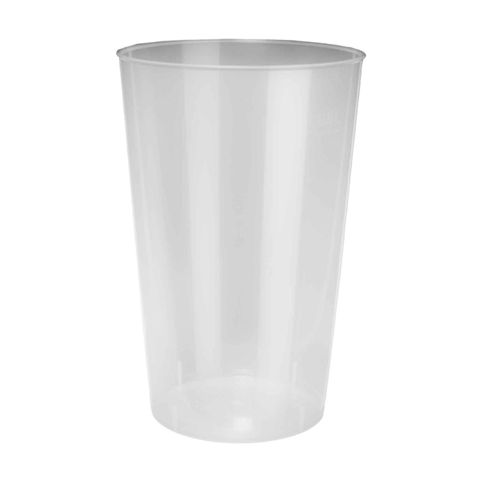 Partie inférieure du gobelet à bec PP, transparent, laiteux, 250 ml