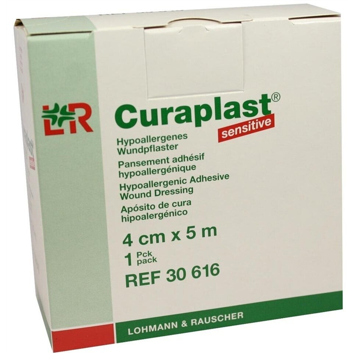 Pansement adhésif sensible Curaplast, 4 cm x 5 m