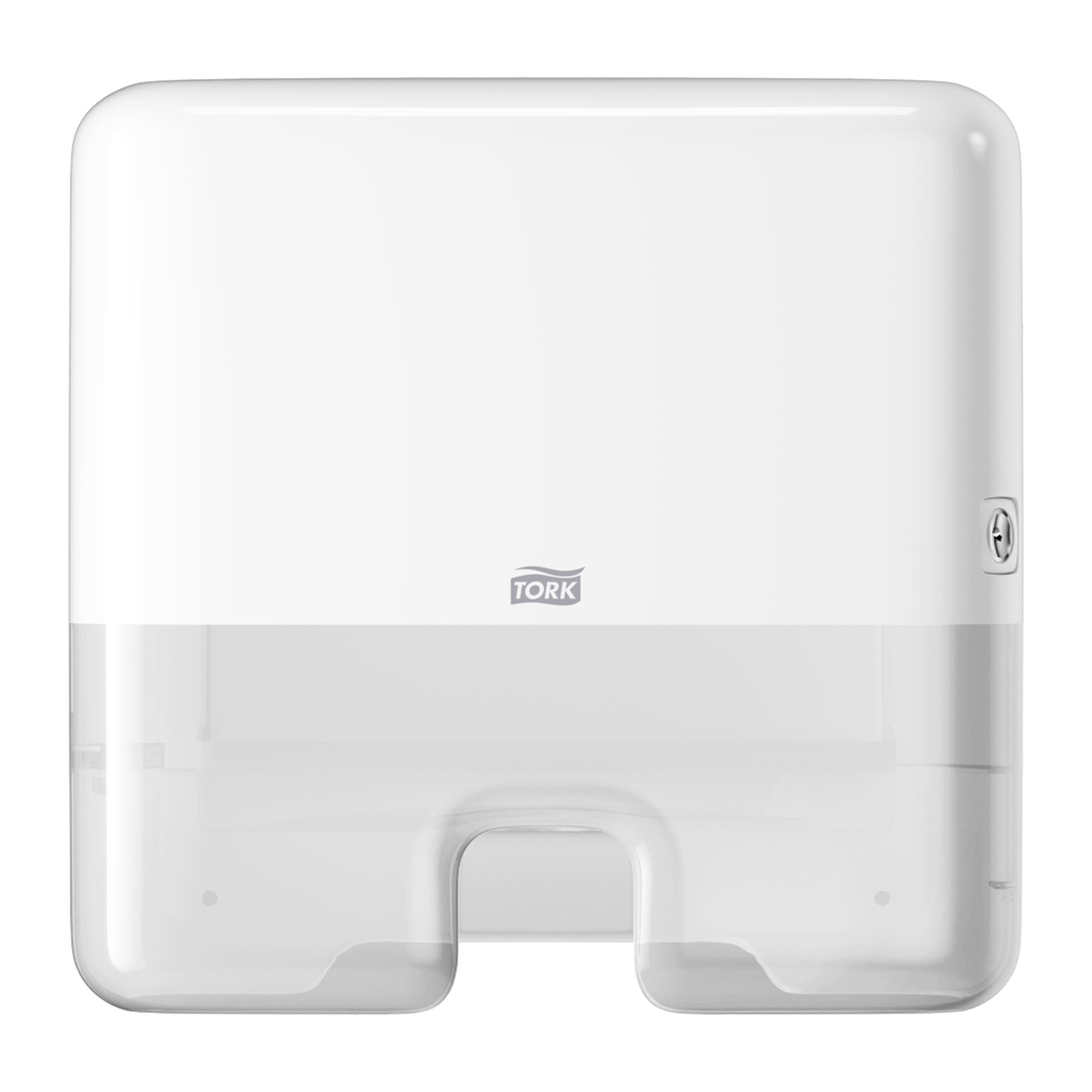 [552100] Tork Distributeur essuie-mains Xpress mini blanc, 29 x 30 x 10 cm, Multifold