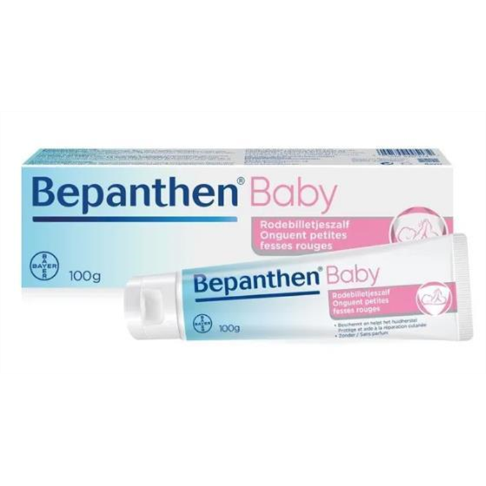 Bepanthen Baby, Tube 100 g, onguent pour les fesses rouges