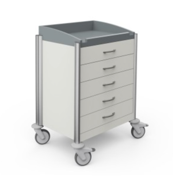 KEO système d’organisation avec PIC BOX, 5 tiroirs et 1 tablette