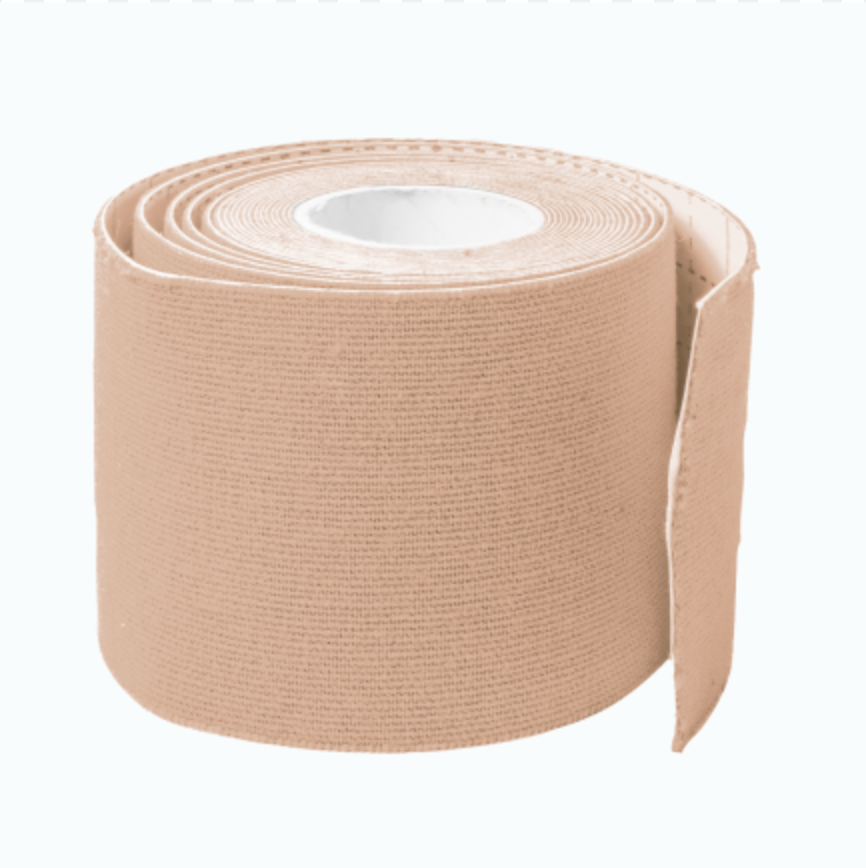 Tape kinésiologique, 5,5 m × 5 cm, couleur chair