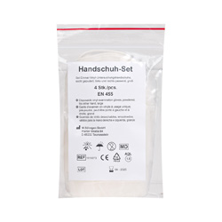 [1010073] Set de gants pour trousse de secours conforme à la norme DIN