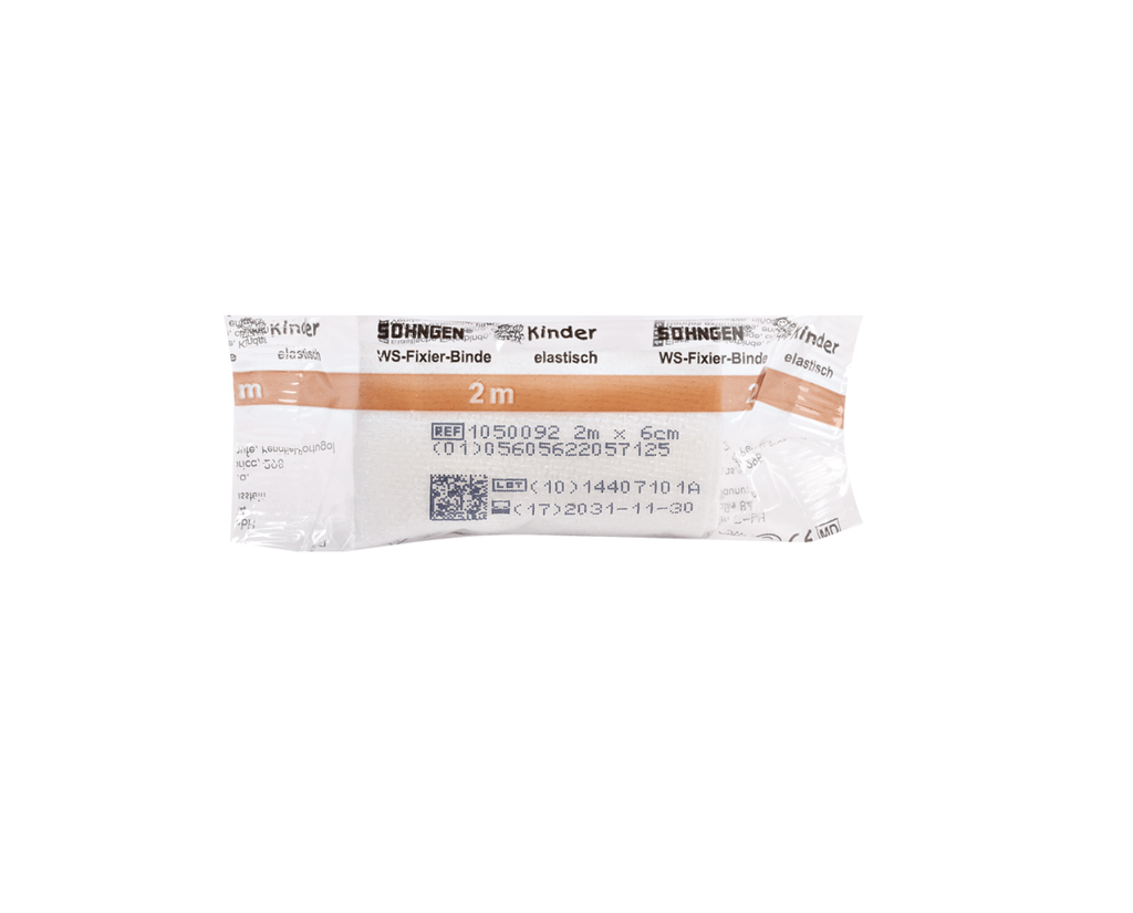 [1050092] Bande de fixation élastique enfant, 2 m × 6 cm