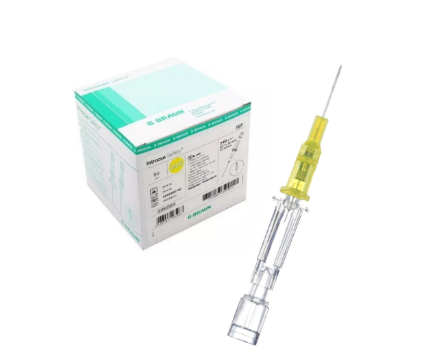 INTROCAN-W SAFETY PUR couleur jaune, 24G × 2 – 0,7 × 19 mm