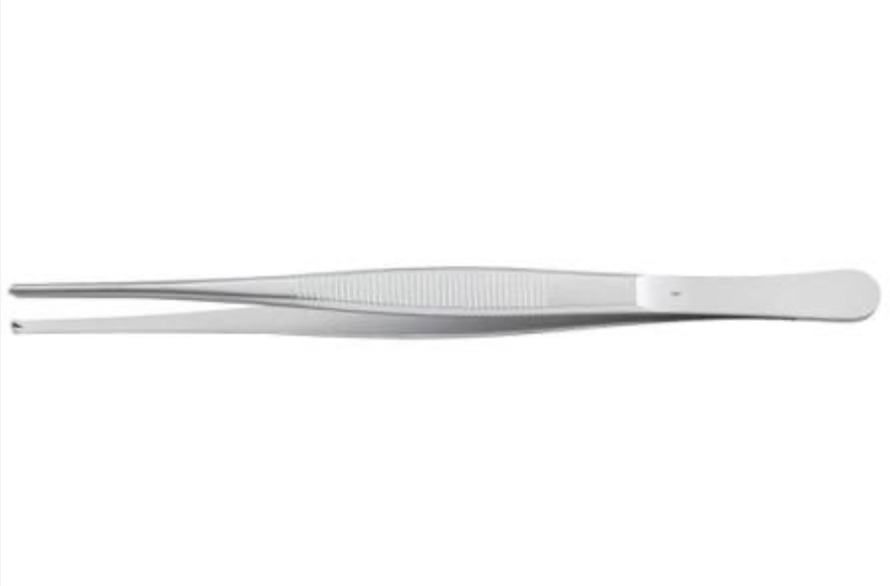 [BD540R] Pince chirurgicale largeur moyenne 1 × 2 dents, 180 mm