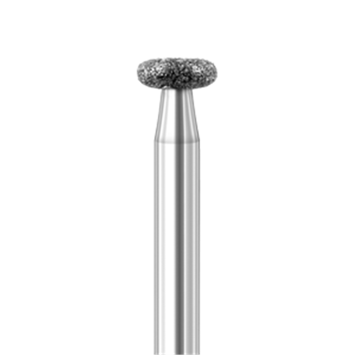 Fraise diamantée turbine 909/040 FG grain moyen, pour le lissage de la corne et des ongles