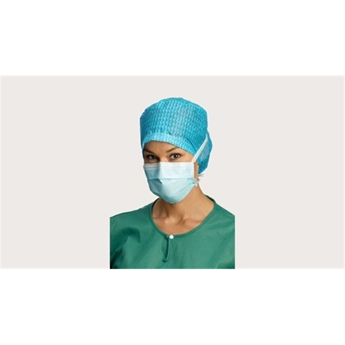 [42280] Barrier masque médical standard Type II, bleu, _x000D_
masque à nouer, anti-buee,
