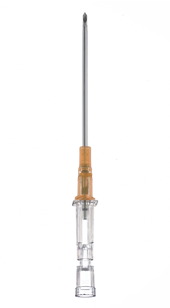 INTROCAN-W SAFETY PUR couleur orange, 14G × 2 – 2,20 × 50 mm