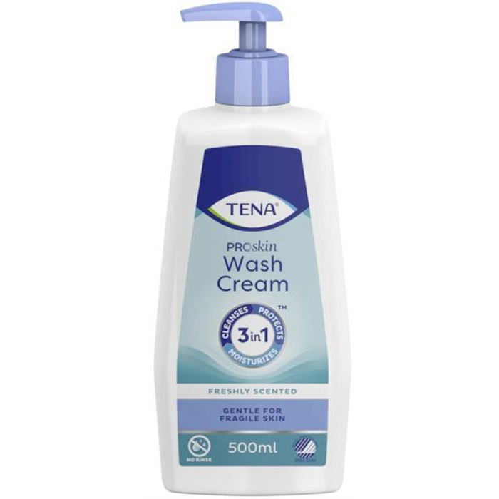 [4249] TENA ProSkin Wash Cream 3-en-1, avec pompe doseuse, _x000D_
1000 ml