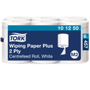 Wiping paper Tork Plus centerfeed
 25 cm x 160 m, 455 coupons, 2 plis, rouleau multi-usages