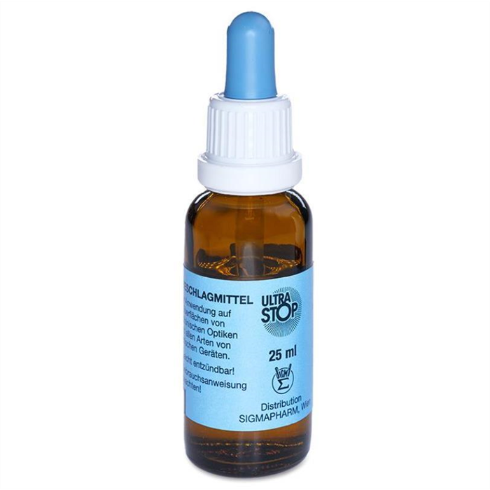 Ultra-Stop non stérile, flacon compte-gouttes de 25 ml, produit anti-buée