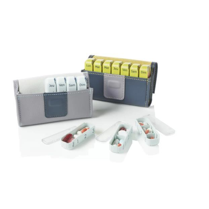 PILBOX MINI GRIS FONCE