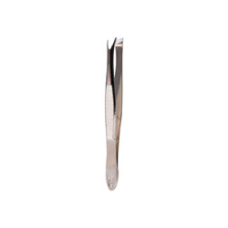[2002001] Pince à épiler nickelée 8 cm