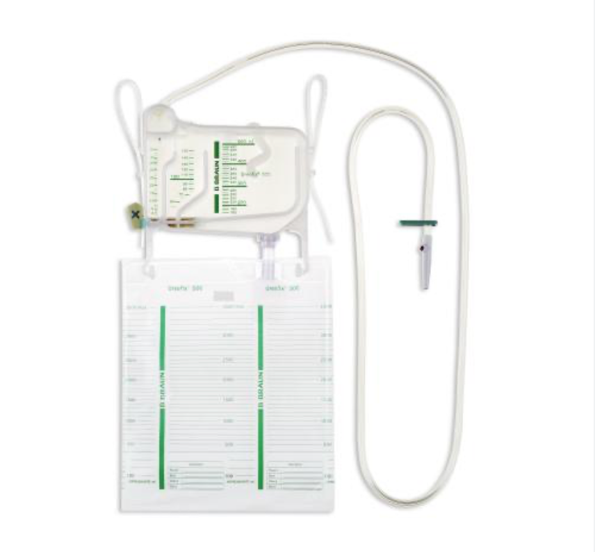 UREOFIX 500 CLASSIC, robinet de vidange, poche 2 L, tuyau 170 cm