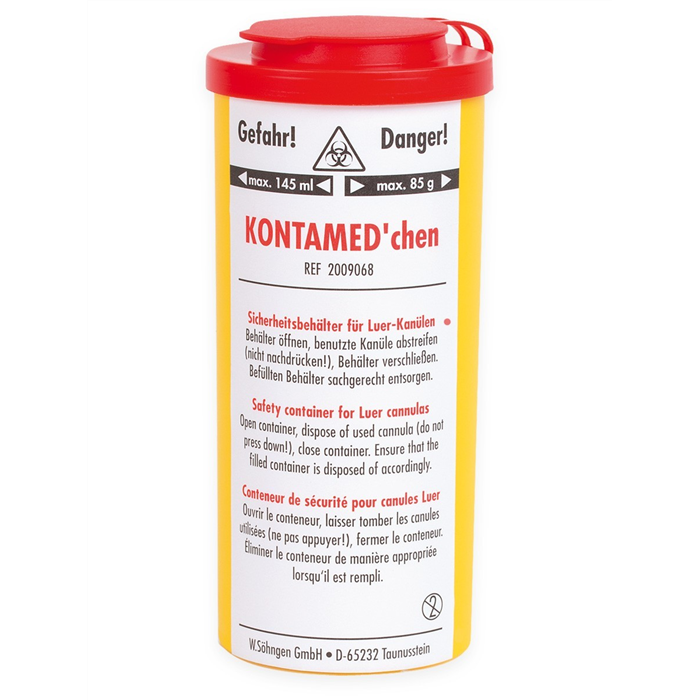 Boîte de collecte d’aiguilles KONTAMED-chen 115 mm x 50 mm