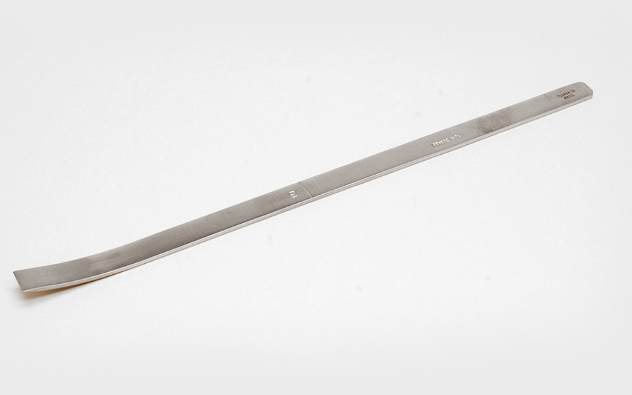 Ostéotome Lambotte courbé, large, 20 mm, largeur 240 mm
