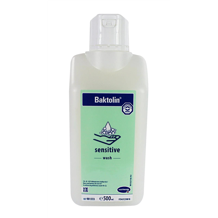 Baktolin sensitive 500 ml pH neutre_x000D_
Lotion lavante pour peaux sensibles et abîmées