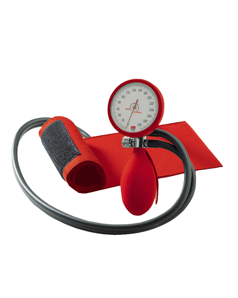 [A016624] Tensiomètre BOSO clinicus, 60 mm avec brassard et étui Monocylindre, rouge