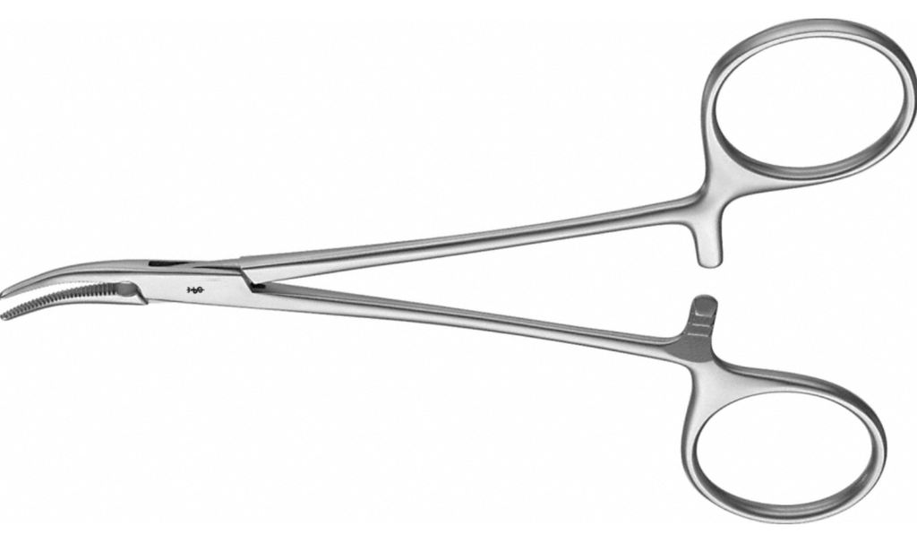 Pince hémostatique Halsted courbe 125 mm