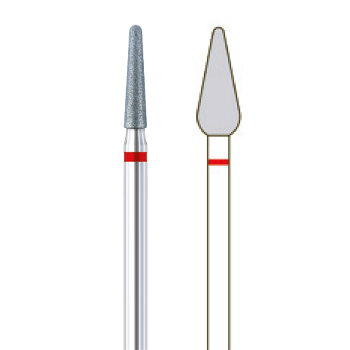[8893/047 H] Meule diamantée fig. 8893/047 H, Grain fin, finition délicate de la peau et des ongles