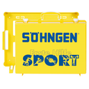 Mallette de premiers secours MULTISPORT MT-CD jaune, remplie, 400 x 300 x 150 mm