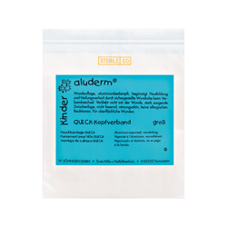 Aluderm pansement rapide pour la tête, enfants, grand modèle
