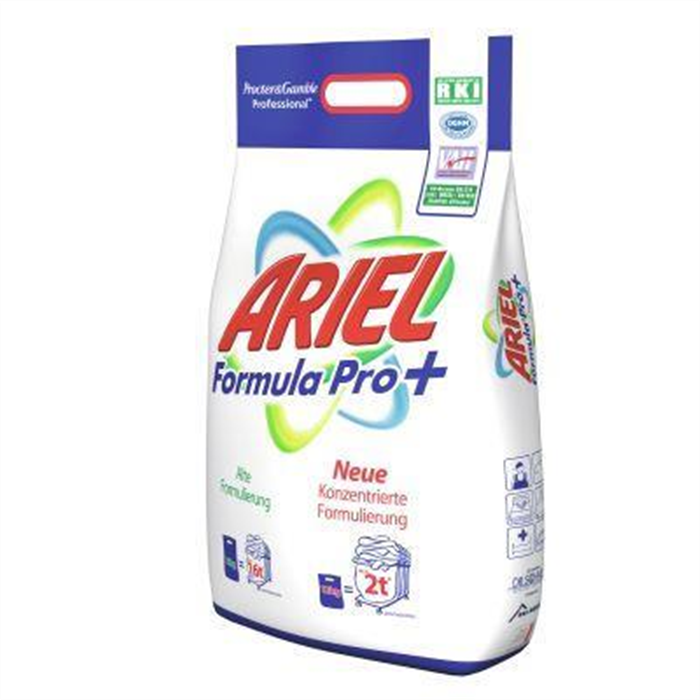 Ariel Pro+ sac 13 kg, lessive complète pour textiles, désinfectante