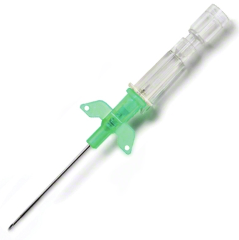 INTROCAN-W SAFETY PUR couleur verte, 18G x 1 3/4 - 1,30 x 45 mm