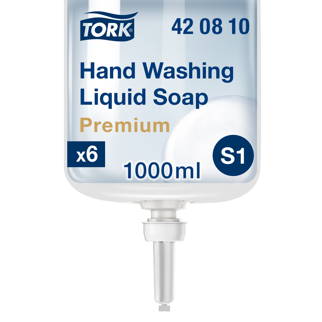 [420810] Tork Savon liquide extra hygiénique, 1 l, ancien Mevon 88