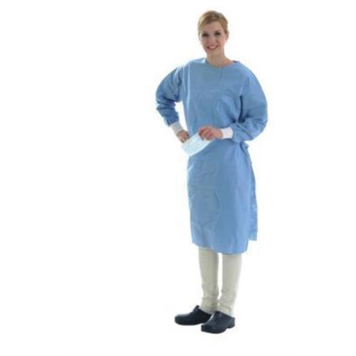 [593230] Blouse chirurgicale Foliodress Protect, taille L,
avec rabat en crêpe, stérile