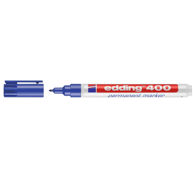 AMFA marqueur permanent EDDING 400, bleu