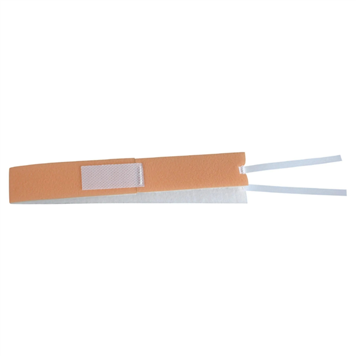 [40-0066-033] Fixation de tube pour trachéotomie colliers divisibles avec fermeture velcro, 400 mm, pour adultes et enfants