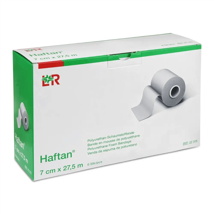 [22315] Bande adhésive Haftan sans latex, 7 cm x 27,5 m