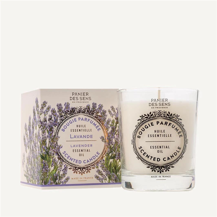 [ESS30001] Bougie parfumée mèche lavande,180 g