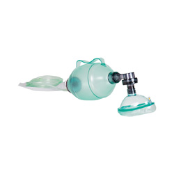[0102060] Ballon de ventilation jetable, masque adulte, 1500 ml, réservoir d’oxygène