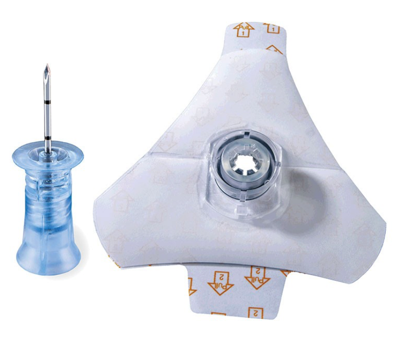 EZ-IO aiguille 25 mm adulte, bleue, + EZ stabilisateur, à partir de 40 kg, EZ connect, bande