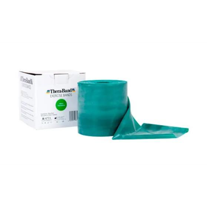 [21014] THERA-BAND rouleau 45,50 m x 12,80 cm, vert, fort