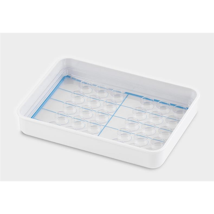 [01456000] MELIPUL plateau pour gobelets, 10 x 3-35, avec film d’étiquetage et stylo pour film