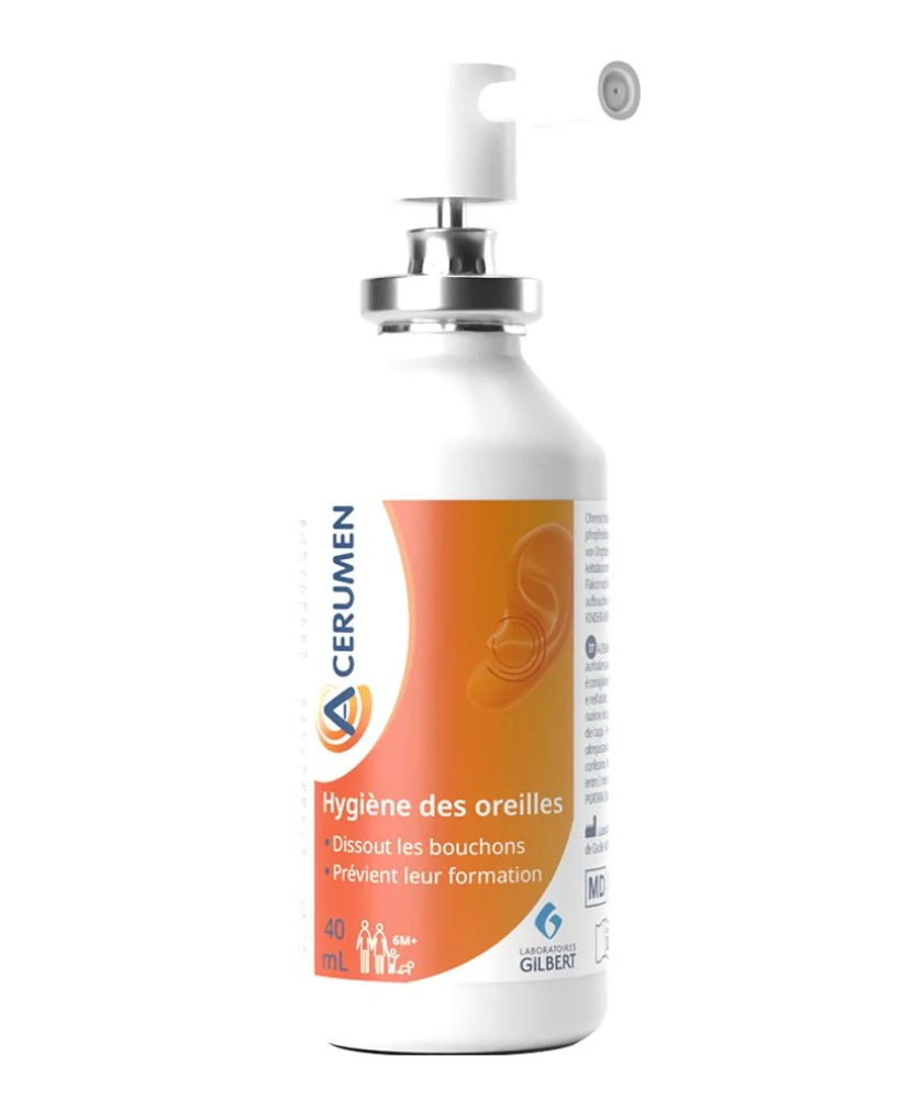 A-Cerumen spray, hygiène des oreilles, 40 ml _x000D_
enfants à partir de 3 mois et adulte