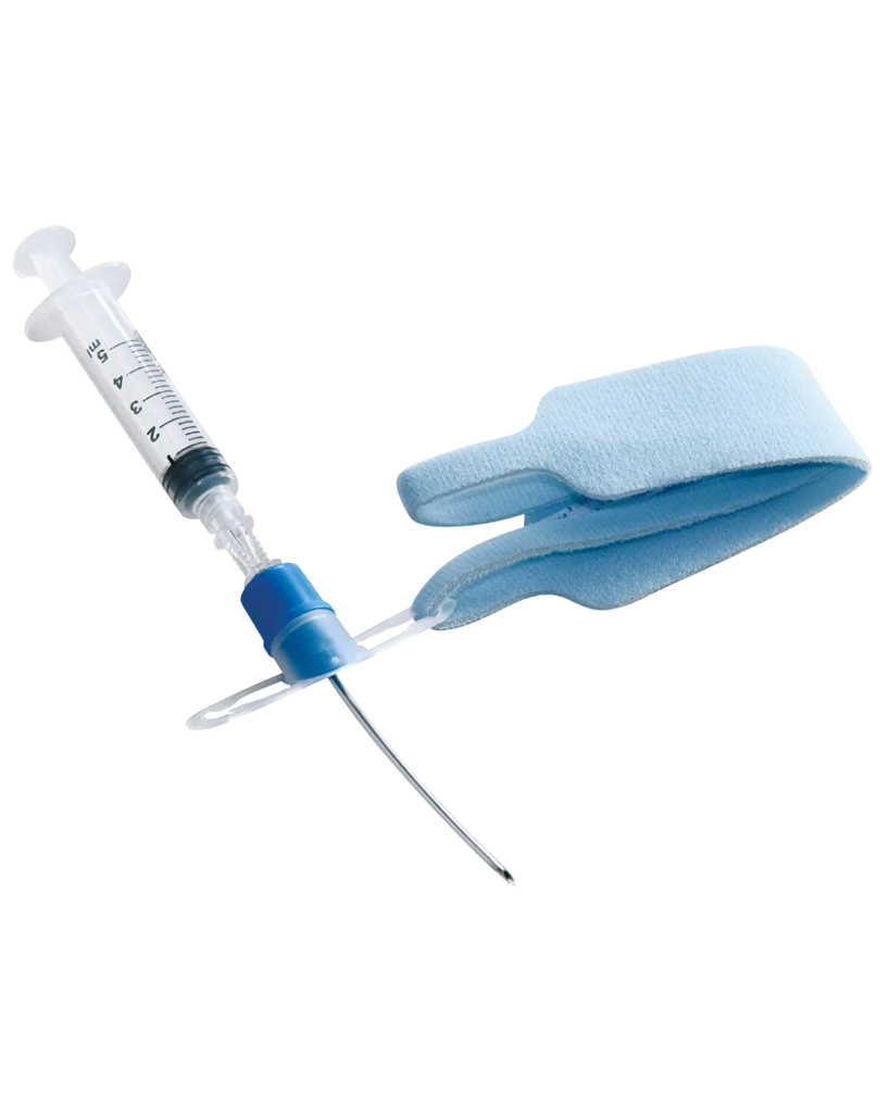 Cathéter de ventilation jet Ravussin, 16 G, set d’urgence avec seringue, usage unique, stérile, nourrisson
