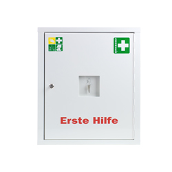 [0503004] Armoire de premiers secours EUROSAFE industrie norme blanche, remplissage industrie norme selon DIN 13169