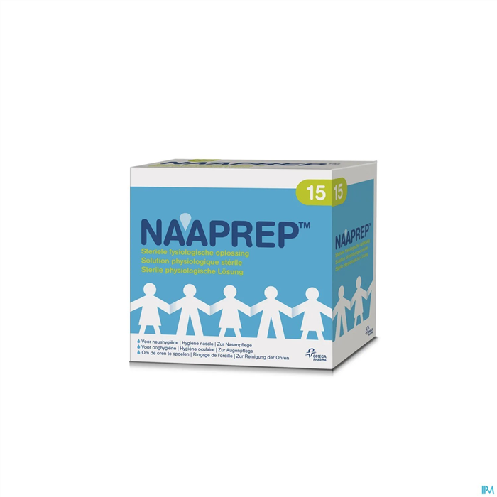Naaprep 0,9 %, 15 ampoules de 5 ml