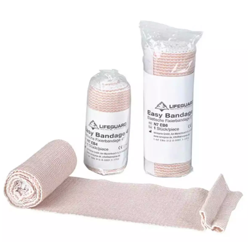EASY BANDAGE 6, 15 cm x 4,5 m, élastique, LIFEGUARD