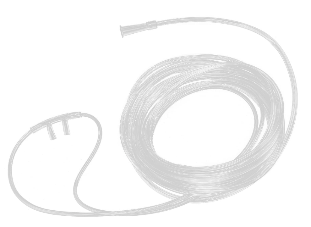 [HSS11-0.33] AEROPART tuyau de sécurité O2 0,33 m, anti-coude, avec lumière étoilée, en PVC transparent